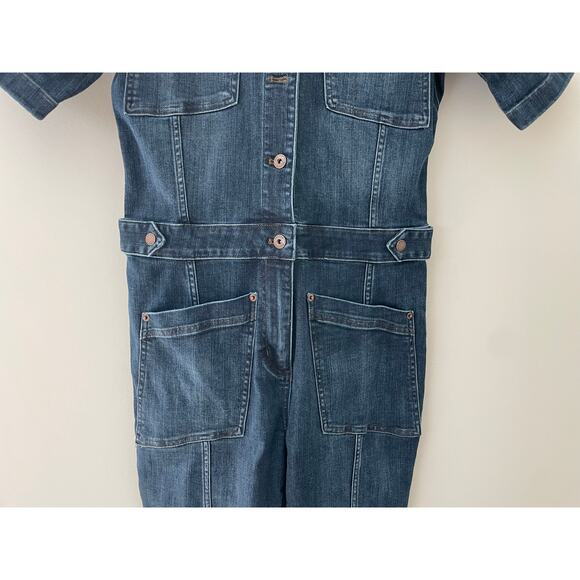 Duluth Trading Women's Double Flex Denim COOLMAX Coveralls Size 6 NWT Overalls - Picture 6 of 13